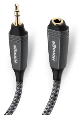 HImage šedá / Audio predlžovací kábel / Jack 3,5 mm (M) - Jack 3,5 mm (F) / 1,5 m