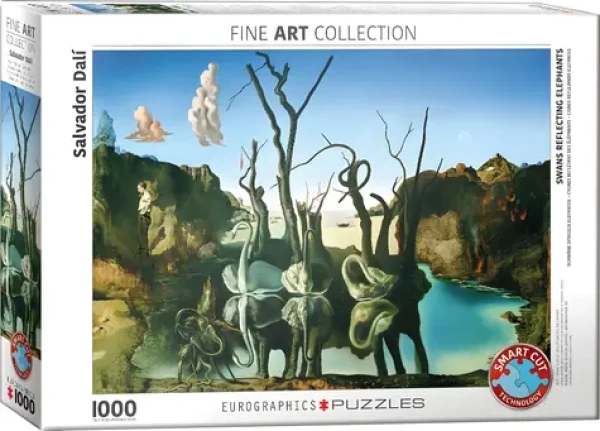 EUROGRAPHICS Puzzle Labute odrážajúce slony