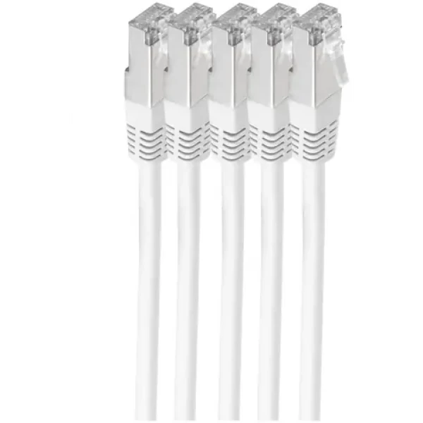 Shiverpeaks Cat6 biela / Patch kábel / S/FTP / LSZH / 1 m / RJ-45 (BS75711-HW-SET5)