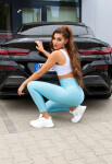 Trendy High-Waist Leggings grey S/M