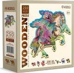 Wooden City Drevené puzzle Kôň a orol