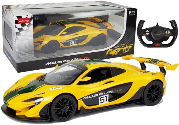 RASTAR RASTAR Auto na diaľkové ovládanie R / C McLaren P1 GTR 1:14 žlté