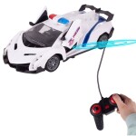 Malplay POLICAJNÉ AUTO NA DIAĽKOVÉ OVLÁDANIE 21 CM BIELÉ