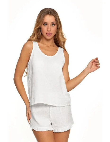 Moraj PDD4100-010 pyžamo S-XL bílá XL