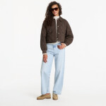 Bunda Calvin Klein Jeans Ulw Short Seasonal Quilted Liner Jacket Dark Coffee S