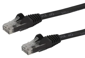 StarTech Cat6 UTP Snagless 0,5m čierna / Patch kábel / RJ45-RJ45 / PoE (N6PATC50CMBK)