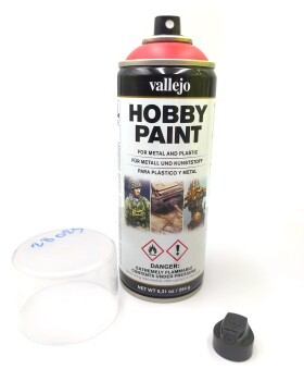 Vallejo Aerosol 28023 Bloody Red Spray (400ml) Hobby Paint