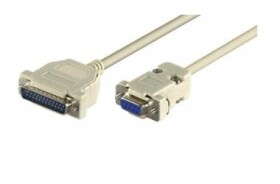 MicroConnect sériový kábel RS-232, D-SUB 25-pin (M) - D-SUB 9-pin (F) 3m sivá (IBM029)