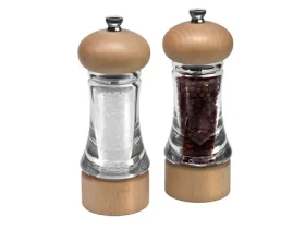 ColeMason Basics Precision+ / Mlynčeky na soľ a korenie / výška 16 cm / akrylové telo / darčekové balenie (H755280)