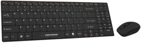 Esperanza EK122K čierna / set bezdrôtová klávesnica + optická myš / 2.4 GHz / USB prijímač / US layout / 1600 DPI / 4 hr. (EK122K)