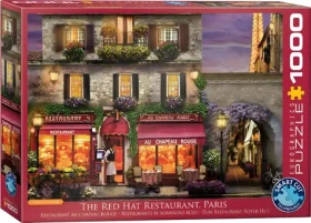 EUROGRAPHICS Puzzle Reštaurácia The Red Hat, Paríž