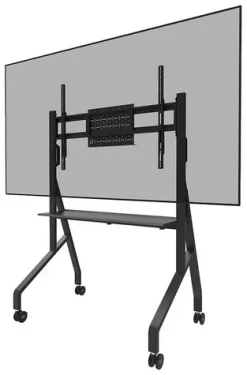 Neomounts BOS FL50-525BL1 / stojan na podlahu pre televízie / veľkosť 55-86" / VESA 100x100 - 900x600 / nosnosť 76 kg (FL50-525BL1)