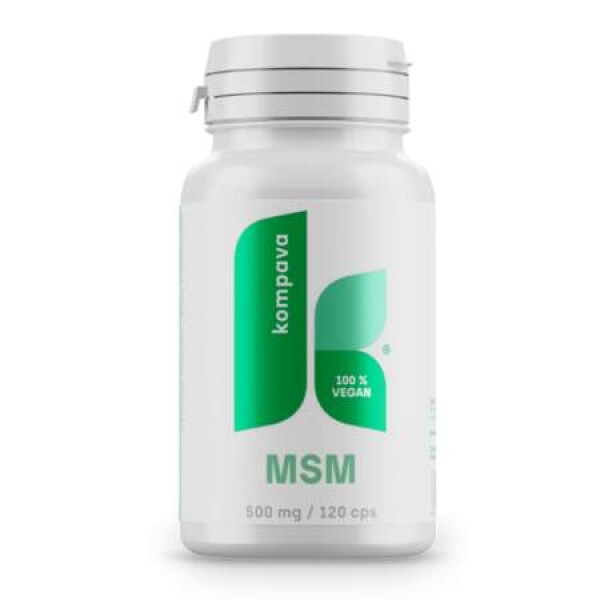 KOMPAVA MSM 500 mg 120 kapsúl