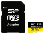 Silicon Power Inspire 256 GB / MicroSDXC karta / 170/150 MB/s / UHS-I U3 / V30 / A2 (SP256GBSTXLA2V1NSP)