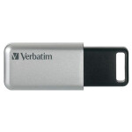 Verbatim Secure Pro 3.0 16GB strieborná / Flash disk / USB 3.0 / čítanie: 20MBs / zápis: 100MBs / Hardware AES 256bit (98664-V)