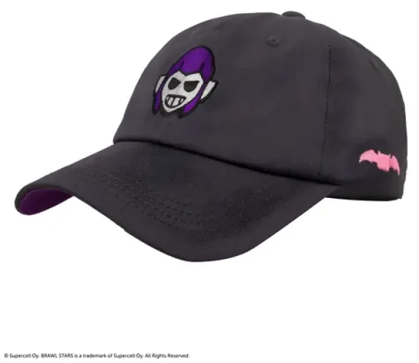 CINEREPLICAS Šiltovka Brawl Stars Mortis / Doplnok / nastaviteľný opasok / suchý zips / oficiálna licencia (CR1330EPM)