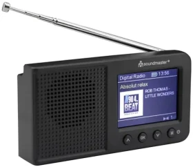 Soundmaster DAB175SW čierna / Rádiobudík / DAB+ / FM / LCD displej / budík a hodiny (DAB175SW)