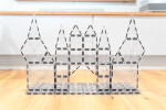 Connetix Connetix Tiles - Magnetická Stavebnica Priehľadná Štartovací Set 34 ks