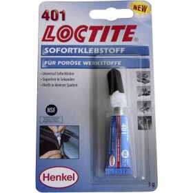 LOCTITE® 401 sekundové lepidlo 195904 3 g; 195904