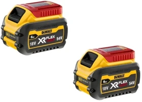 DeWalt DCB546T2 XR FlexVolt / Akumulátor / 2ks / 18V 6.0Ah / 54V 2.0Ah / Li- ION (DCB546T2-XJ)