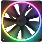 NZXT F140 RGB DUO čierna / 140mm / Fluid Dynamic Bearing / 36 dB @ 1800 RPM / 89 CFM / 4-Pin PWM (RF-D14SF-B1)