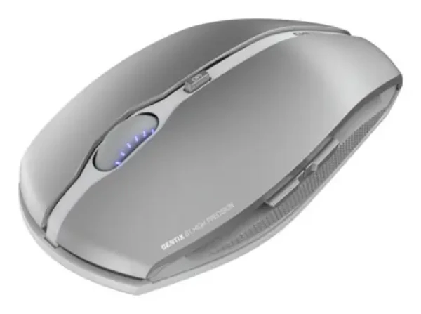 Cherry Gentix BT strieborná / Myš / optická / Bluetooth 5.0 / 2000 DPI / 7 tlačidiel (JW-7500-20)