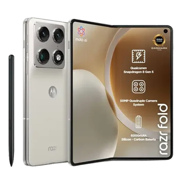 Motorola Razr Fold 5G 16 +512 GB PANTONE Lily White / Skladací telefón / 8,09 "P-OLED / 120Hz / Snapdragon 8 Gen 5