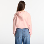 Mikina Calvin Klein Jeans Ls Monologo Terry Cropped Tie Hoodie Peachy Day L