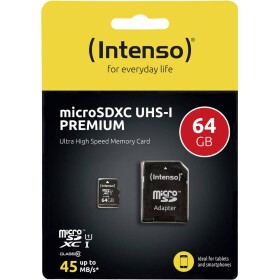 Intenso microSDXC 64GB UHS-I 3423490