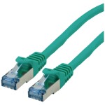 Roline 21.15.2838 RJ45 sieťové káble, prepojovacie káble CAT 6A S/FTP 15.00 m zelená dvojžilový tienený, bez halogénov, samozhášavý 1 ks; 21.15.2838
