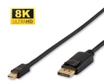 MicroConnect Kábel Mini DisplayPort 1.4 (M) - DisplayPort (M) 0.5m čierna (DP-MMG-050MBV1.4)