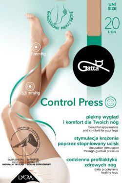 CONTROL PRESS - DÁMSKE PODKOLIENKY zlatý UNI