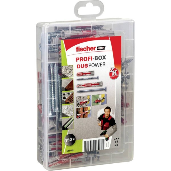 Fischer PROFI-BOX DUOPOWER súprava hmoždiniek 541109 1 sada; 541109