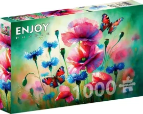 ENJOY Puzzle Motýlia záhrada