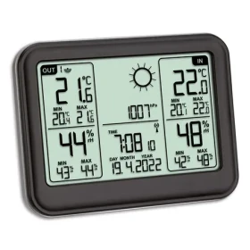TFA 35.1141.01 MEMO šedá / Meteostanica / DCF-77 / bezdrôtový snímač 60 m / vlhkomer