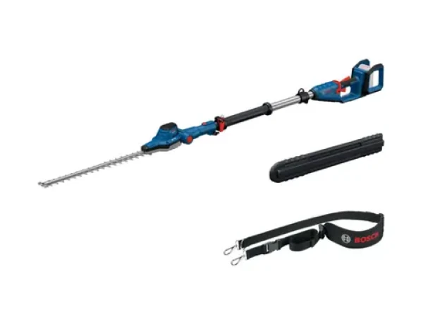 BOSCH GHE 18V-50 TP / Aku nožnice na živý plot / 18V / 3400 z-min / Dĺžka lišty 50 / Bez aku a nabíjačky (06008D5000)