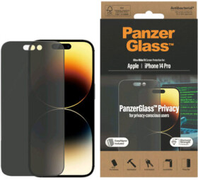 PanzerGlass UWF AB Privacy ochranné sklo pre Apple iPhone 14 Pro / Inštalačný set (P2784)