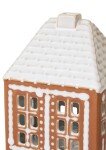 KÄHLER Porcelánový svietnik Gingerbread Lighthouse Small