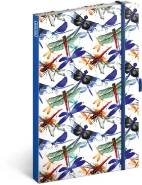 Presco Group Notes Vážky / linajkový / 13 × 21 cm (A-7333)