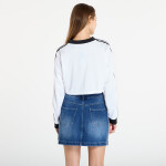 Tričko adidas Adicolor Football Jacquard Crop Long-Sleeve Top White M