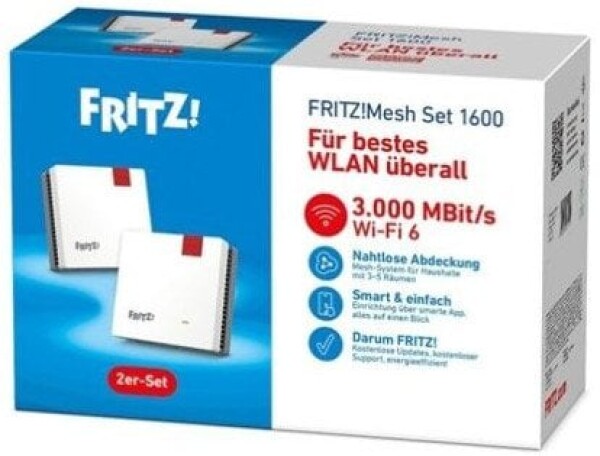 AVM AVM FRITZ!Mesh Set 1600 2-pack