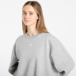 Mikina adidas Essentials Fleece Long Oversized Crew Sweatshirt Medium Grey Heather M