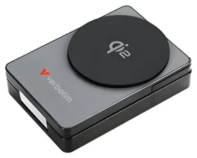 Verbatim Charge 'n' Go Qi2 sivá / Powerbanka / 10 000 mAh / USB-C PD 30W / Qi2 15W (32295)