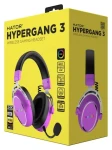 Hator ESH52 Hypergang 3 fialová / Herné bezdrôtové slúchadlá s mikrofónom / Hi-Res / ANC / Bluetooth 5.4 (ESH52)