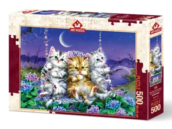 ART PUZZLE 5086 Puzzle Mačiatka na hojdačke