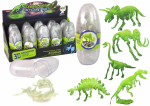 Mamido Svietiace v temnote 3D Skelet Dinosaurov Mamuta v Vajci