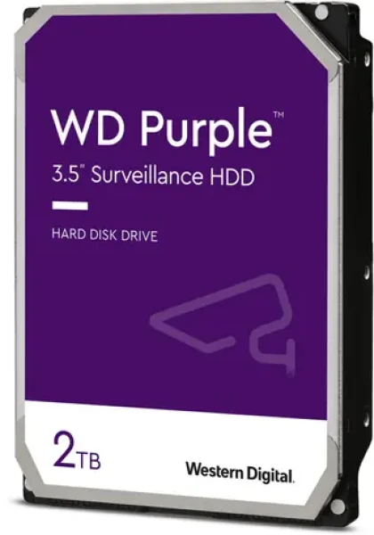 WD Purple 2TB / HDD / 3.5 SATA III / 256MB cache / 3y (WD22PURZ)