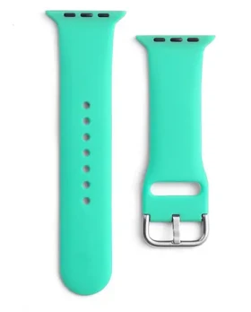 Hurtel Silikónový remienok APS mätová / Remienok / Pre Apple Watch 42/44/45mm / Silikón
