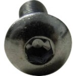 TOOLCRAFT 827235 šošovkové skrutky M3 6 mm vnútorný šesťhran ocel pozinkované 100 ks; 827235