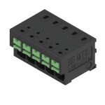 Weidmüller 2913630000 PCB terminál 4 mm² Pólov 5 čierna 20 ks Tube; 2913630000